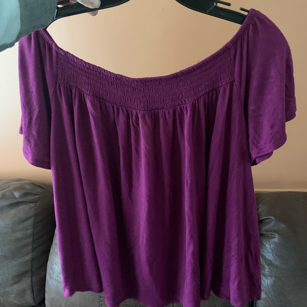 Purple shirt